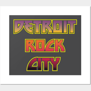 Detroit rock city Posters and Art